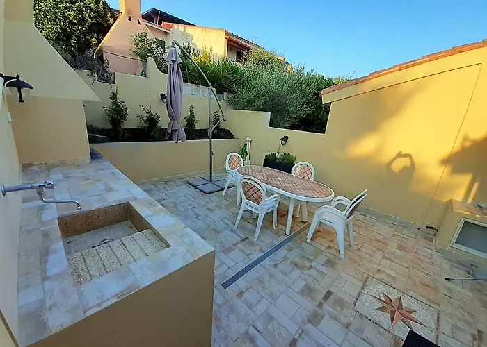 Ferienhaus Casa Arega Funtana Meiga Fronte